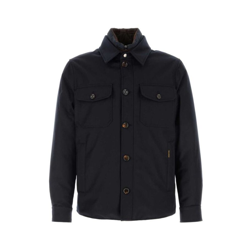 Moorer Men Midnight Blue Cashmere Dasson Down Jacket